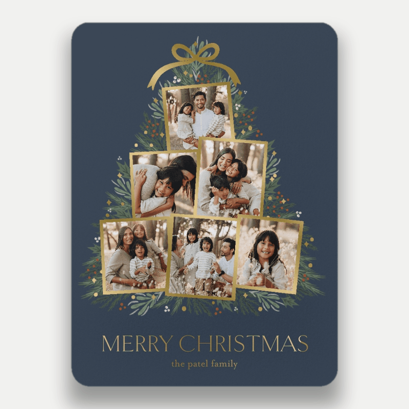 Tree Collage Holiday Card