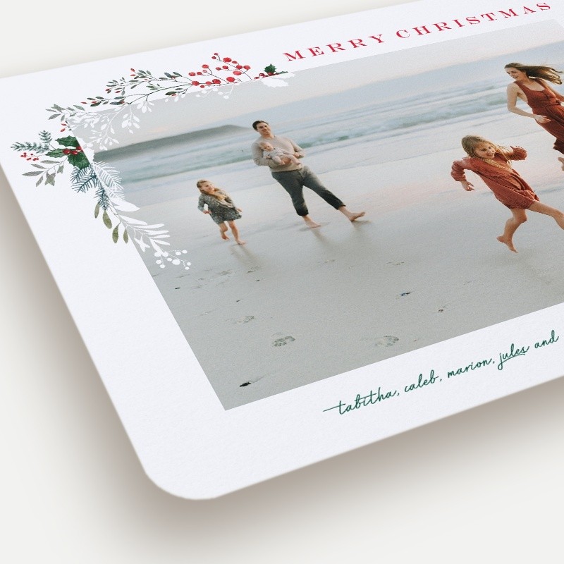 Winter Sprigs Holiday Card