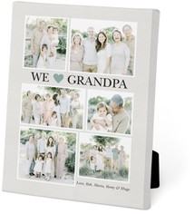 We Love Heart Collage Portrait