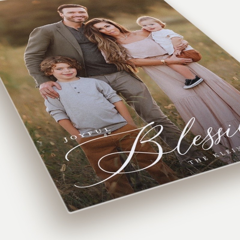 Elegant Script Holiday Card