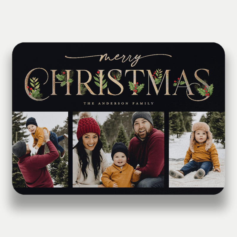 Classic Statement Holiday Card