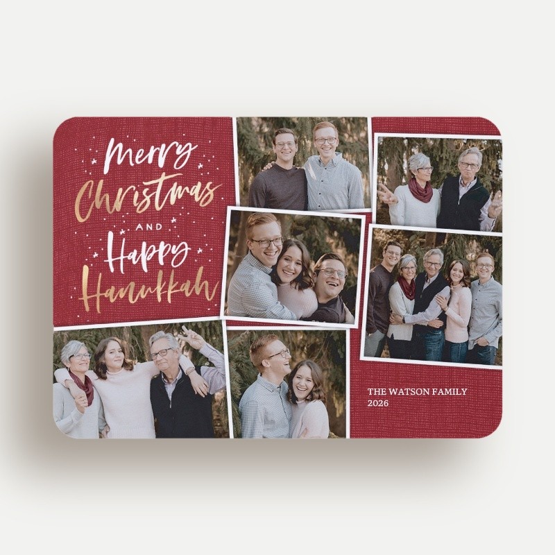 Glad Merry Hanukkah Card