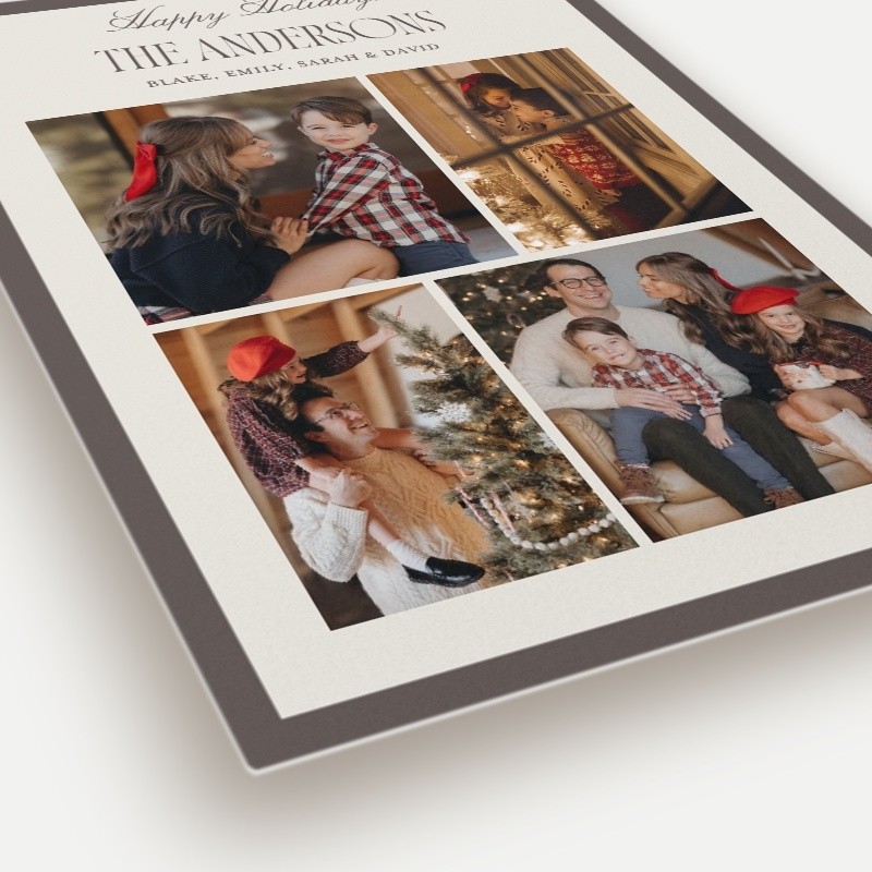 Bordered Statement Holiday Card