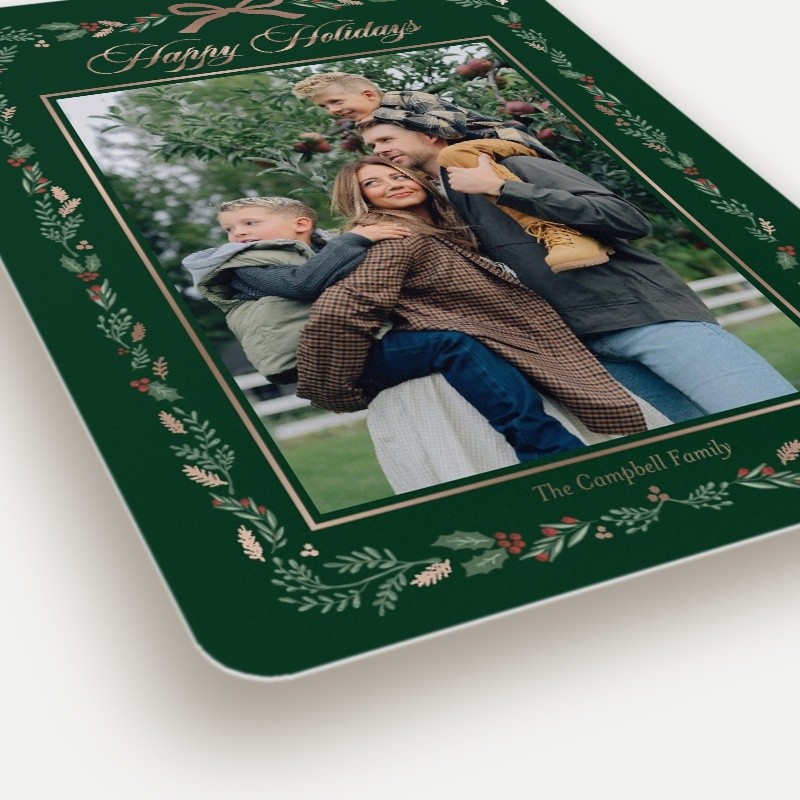 Painted Botanical Holiday Card