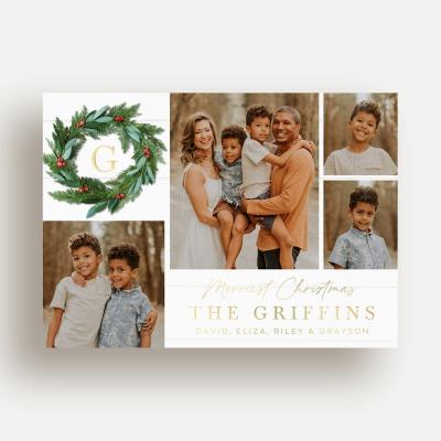 Rustic Holly Wreath