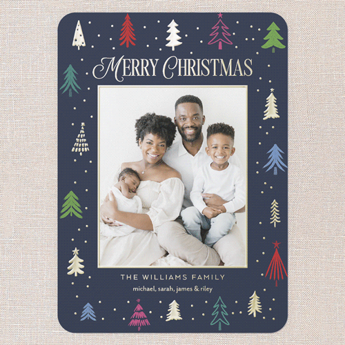 Festive Tree Border