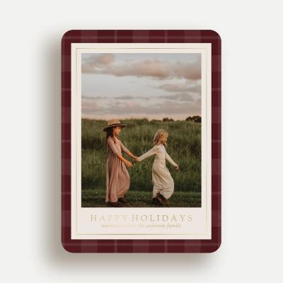 Plaid Border Wishes