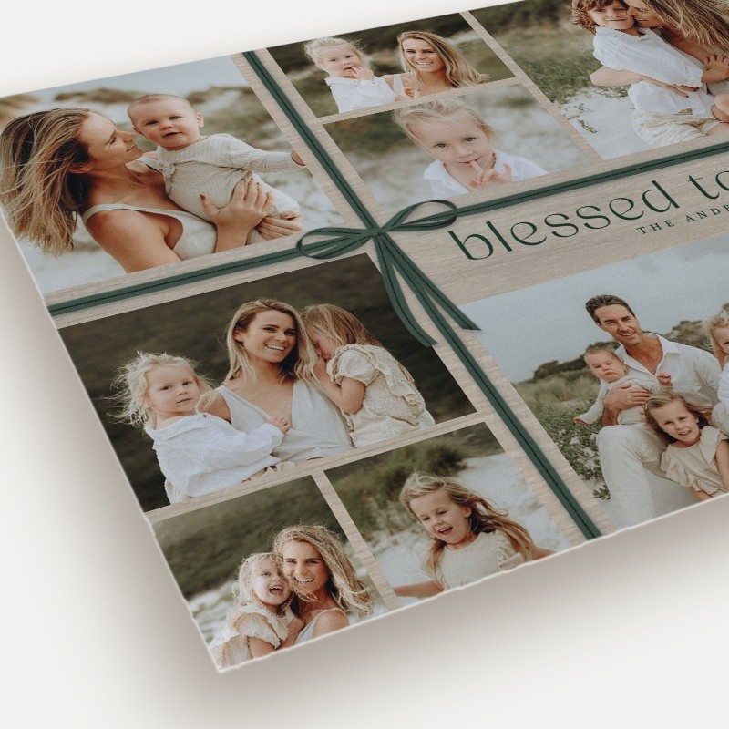 Wrapped Collage Holiday Card