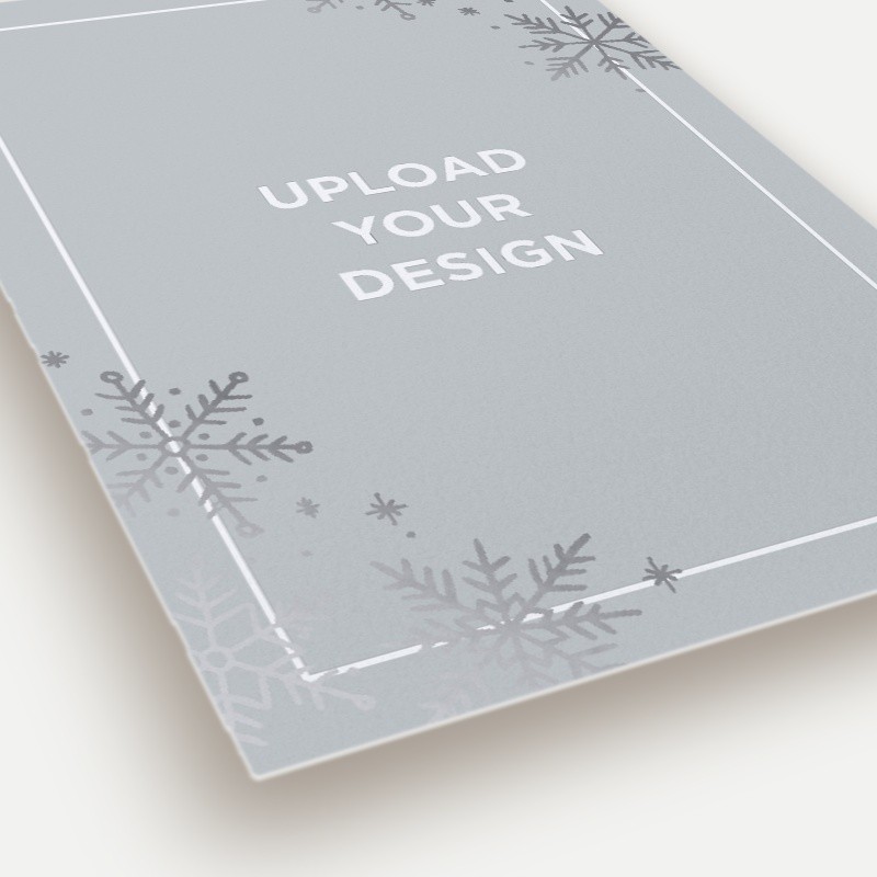 Upload Your Own Snowflake Holiday Card
