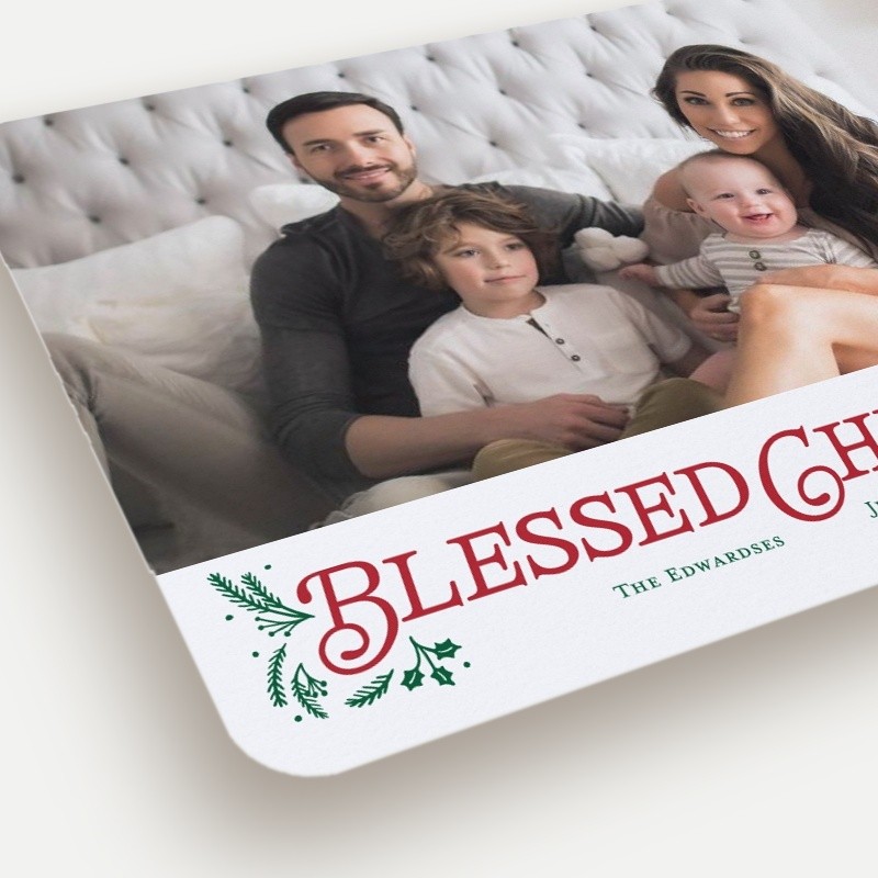 Botanical Banner Holiday Card