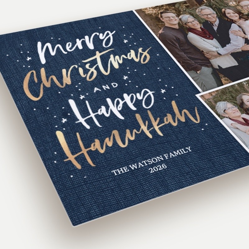 Glad Merry Hanukkah Card