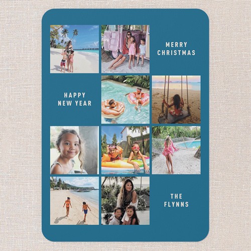 Blue Company Christmas Card