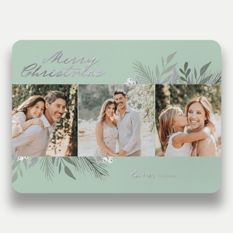 Scattered Botanicals Holiday Card