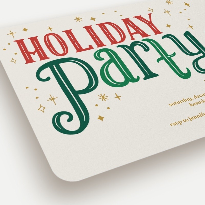 Lavonia Party Holiday Invitation