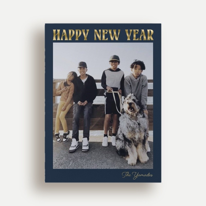 Bold Stack Holiday Card