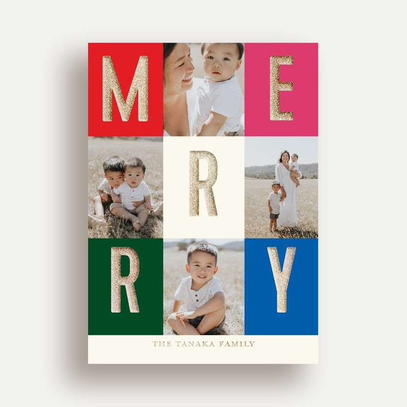 Modern Colorblock Merriment