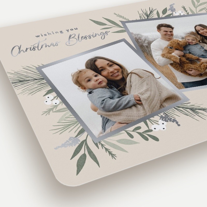 Elegant Botanicals Holiday Card