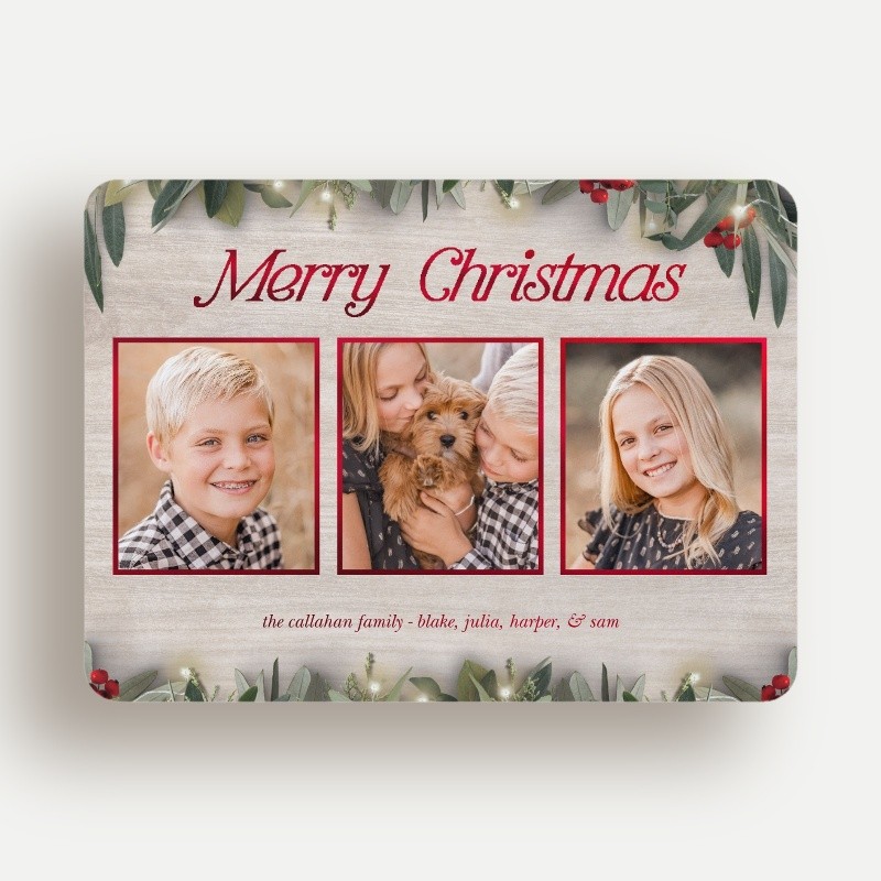 Botanical Trio Holiday Card