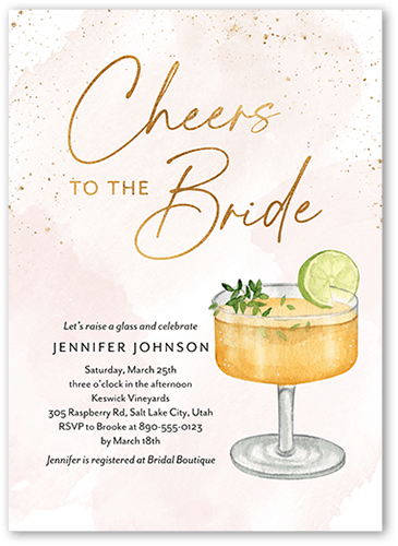 Cheers To The Bride