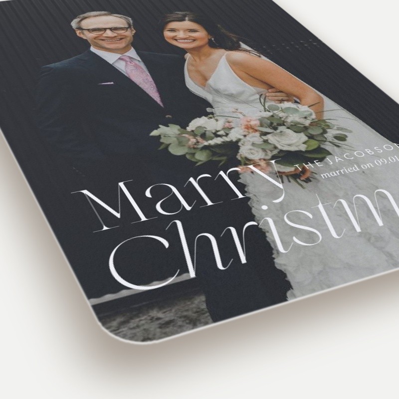 Timeless Taste Holiday Card Timeless Taste 5x7 White Holiday Card