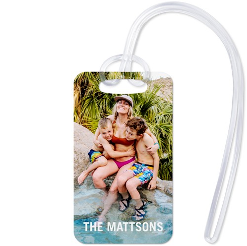 Photo Gallery 2x3 Multicolor  Luggage Tag