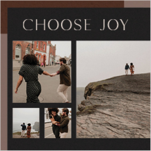 Modern Dark Neutrals Calendar 12x12 undefined  Wall Calendar