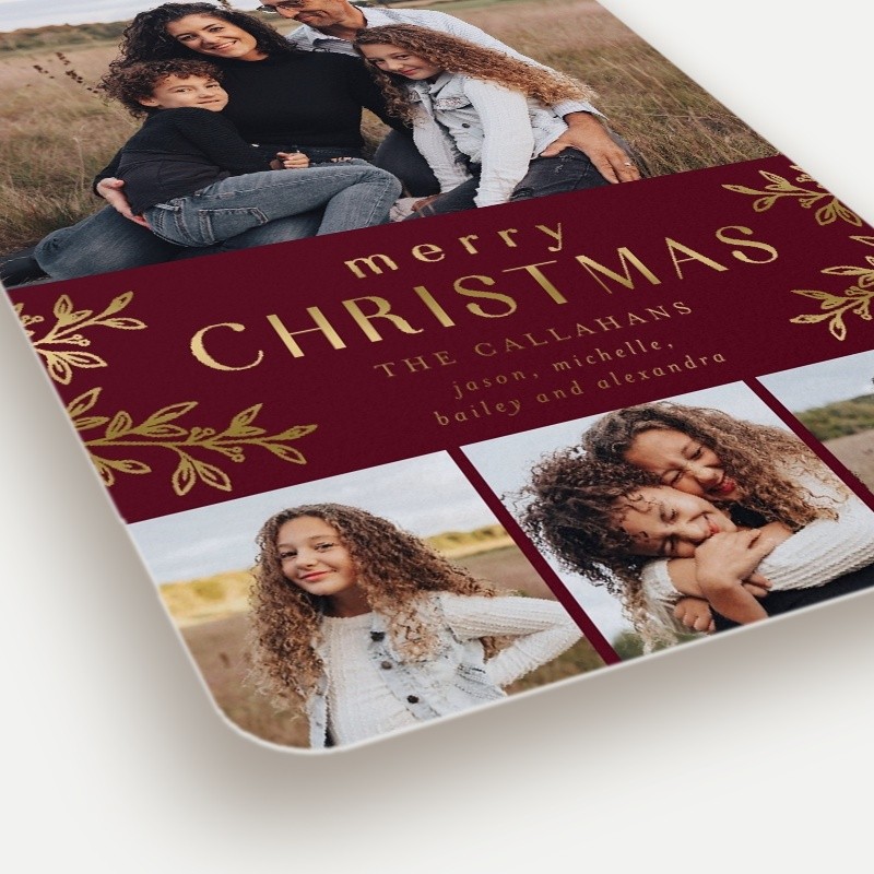 Foliage Frame Holiday Card
