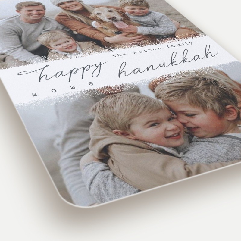 Snowy Scrapbook Holiday Card