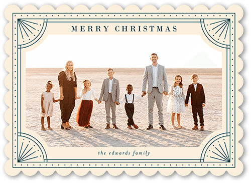 Lovely Decor 5x7 Beige  Holiday Card