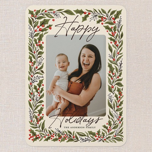 Holiday Cards With Artistic Frames