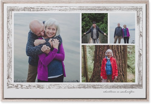 Brushed Border Collage Of Four