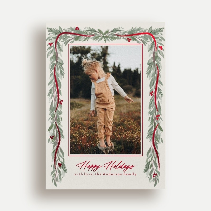 Pine Garland Frame