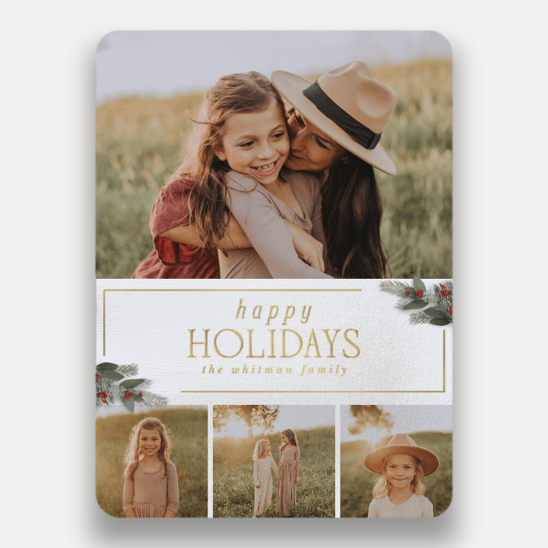 Berry Collage Holiday Card