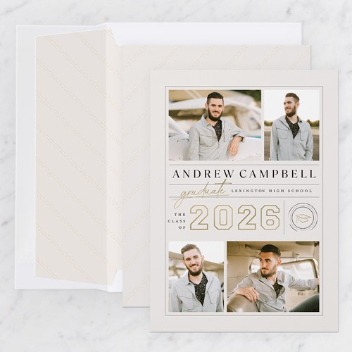 shutterfly grad cards Graduate Class Graduation Announcement Styled Framework Graduation Announcement