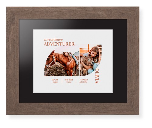 Walnut Frame Wall Art