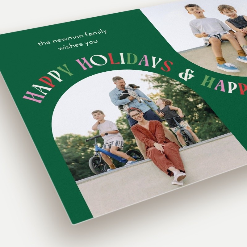 Arched Whimsy Holiday Card