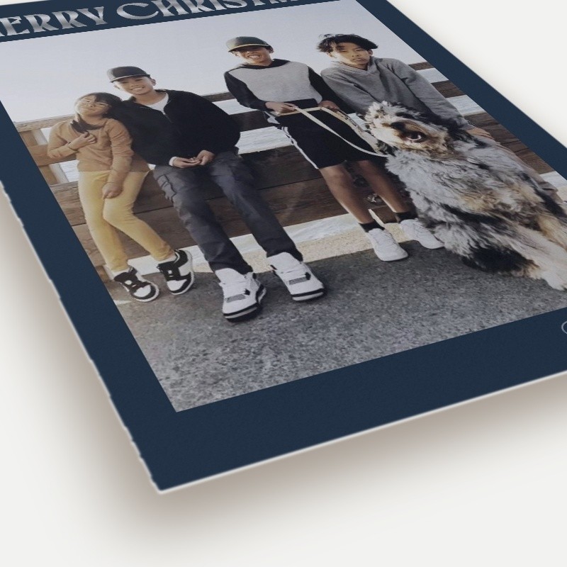 Bold Stack Holiday Card