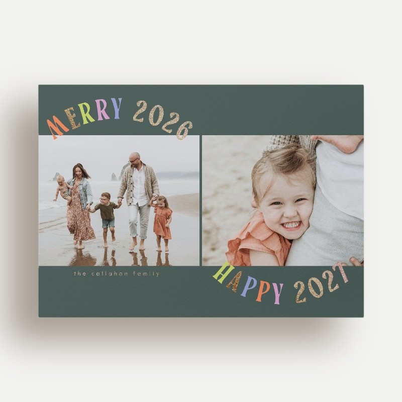 Playful Arch New Year's Card