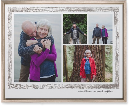 Brushed Border Collage Of Four