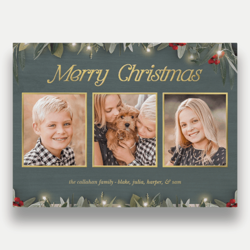 Botanical Trio Holiday Card