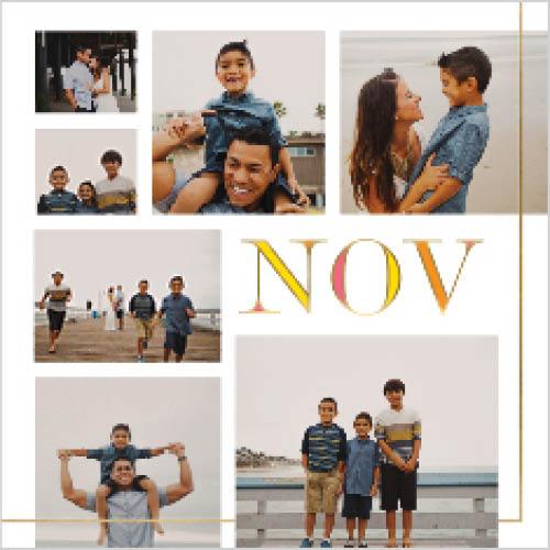 Gilded Jewel Tones 12x12 undefined  Wall Calendar