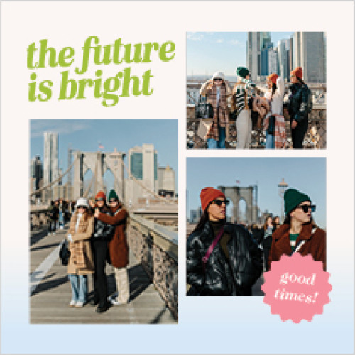 The Future is Bright Calendar 12x12 undefined  Wall Calendar