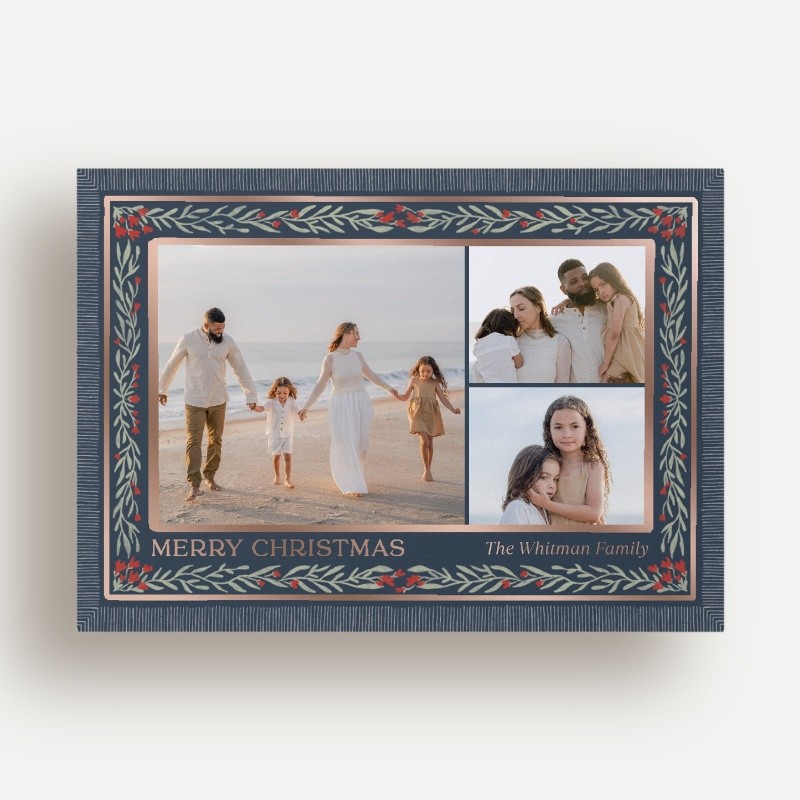Botanical Vines Holiday Card