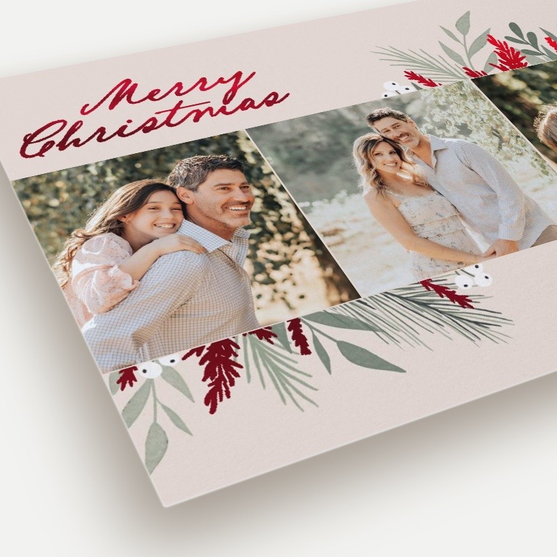 Scattered Botanicals Holiday Card