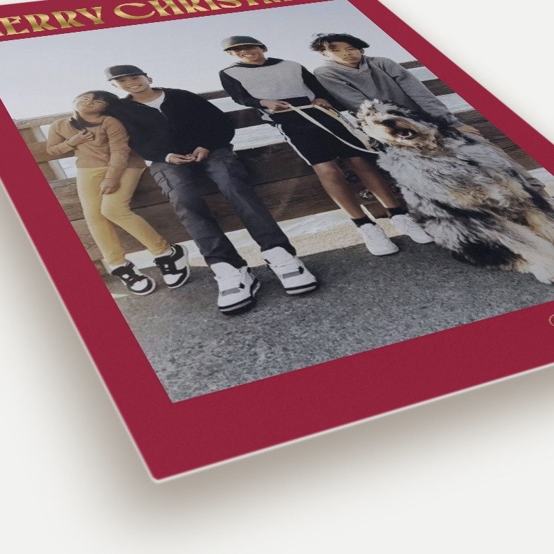 Bold Stack Holiday Card