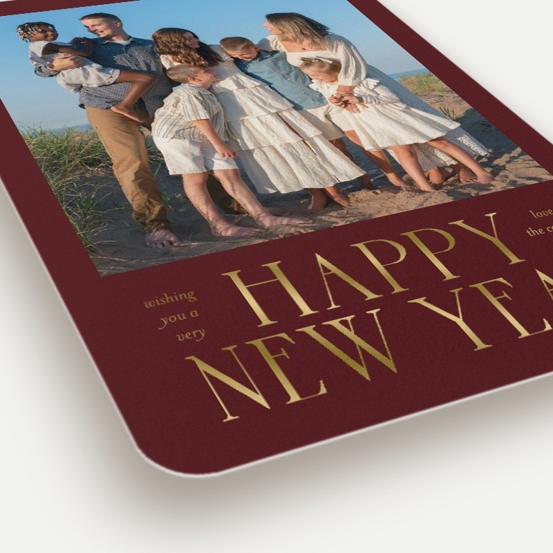 Grand Serif New Year's Card