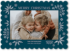 Editable Snowflake Frame