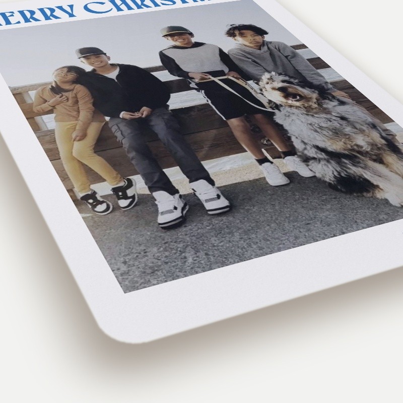 Bold Collage Holiday Card