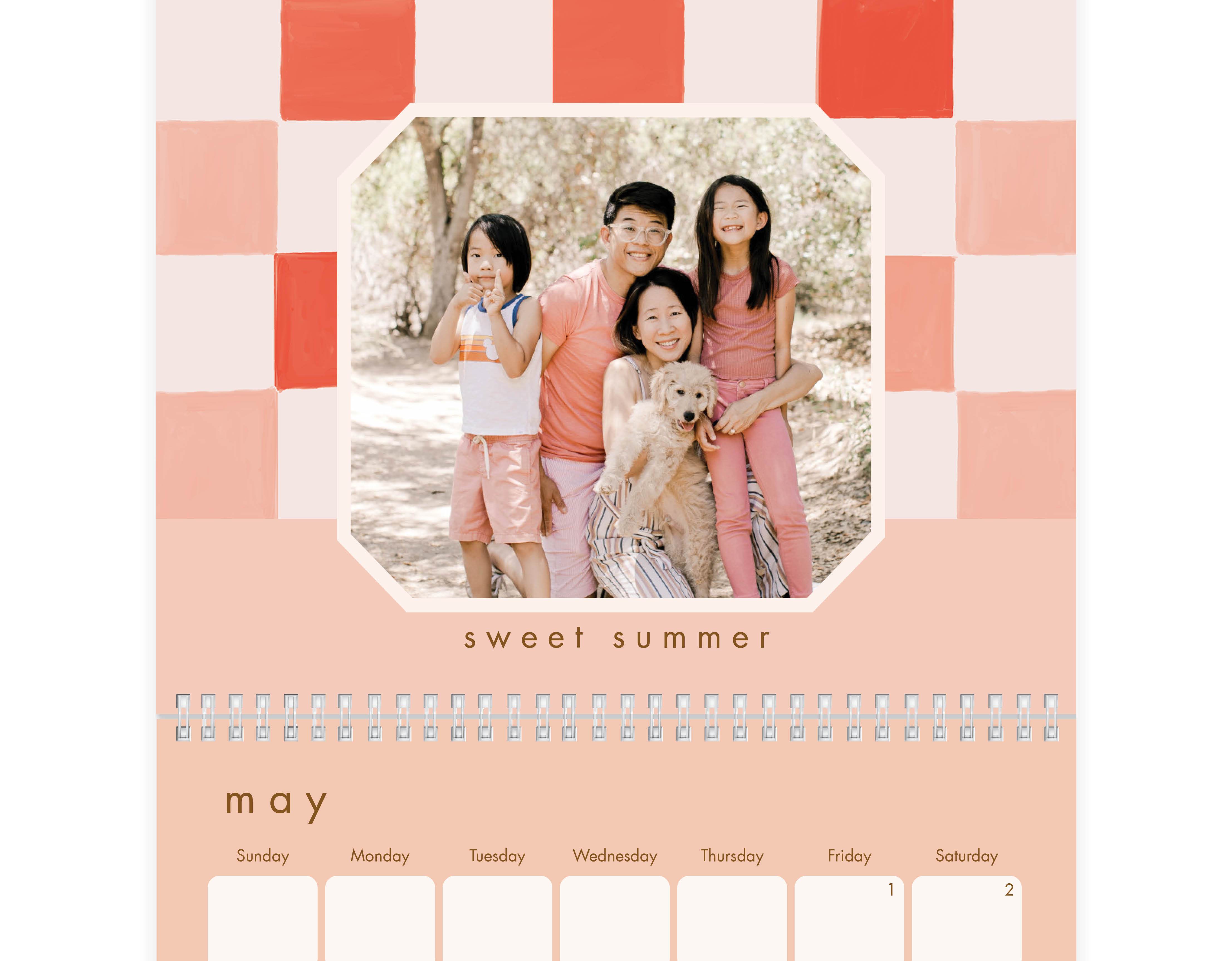 Cheerful Patterns Calendar