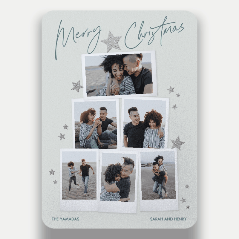 Starry Snapshots Holiday Card